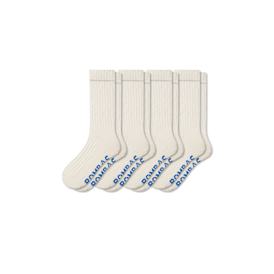 Women's Chunky Ragg Calf Sock 4-Pack - Daily No Show Support