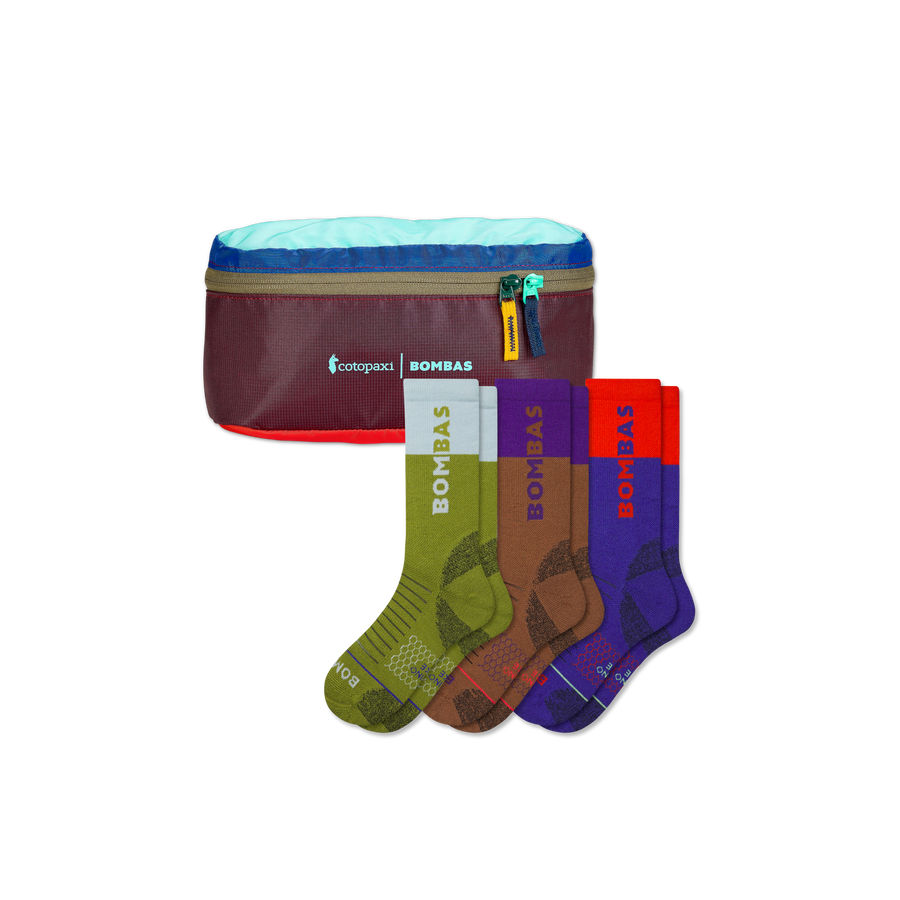 Women's Merino Wool Blend Hiking Sock 3-Pack & Cotopaxi Fanny Pack - Daily Haul