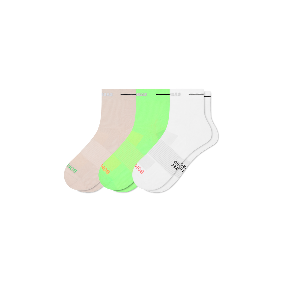 Women's RunPro Quarter Sock 3-Pack - Steady Lounge Fit