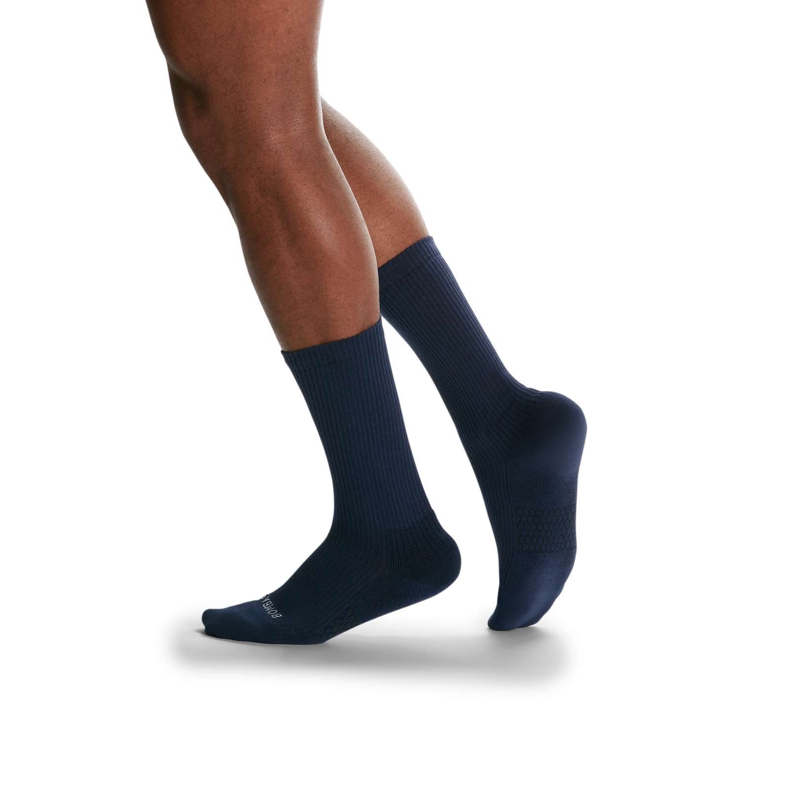 Modern Rib Calf Socks - Midnight Navy MO2 [5701]