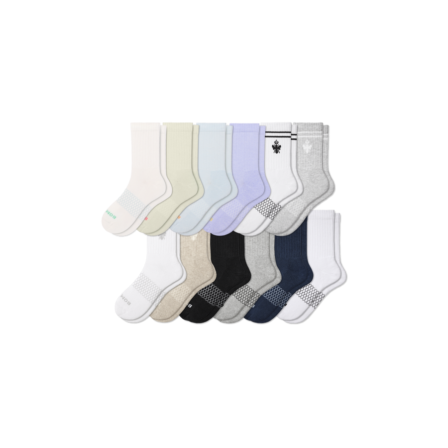 Women's Half Calf Sock 12-Pack - Classic Low Cut Wear