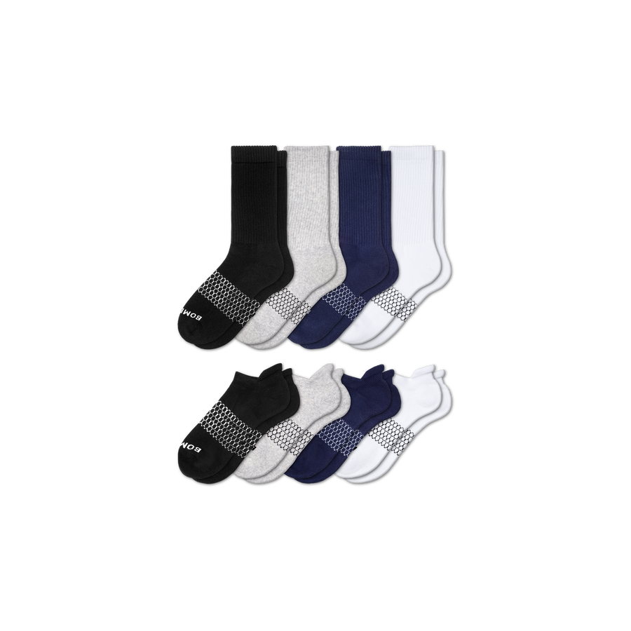 Men's Calf & Ankle Sock 8-Pack - Classic Shift Step