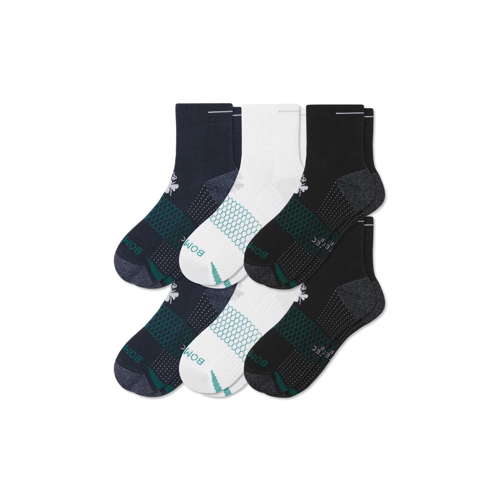 Golf Quarter Sock 6-Pack - Multi Mix