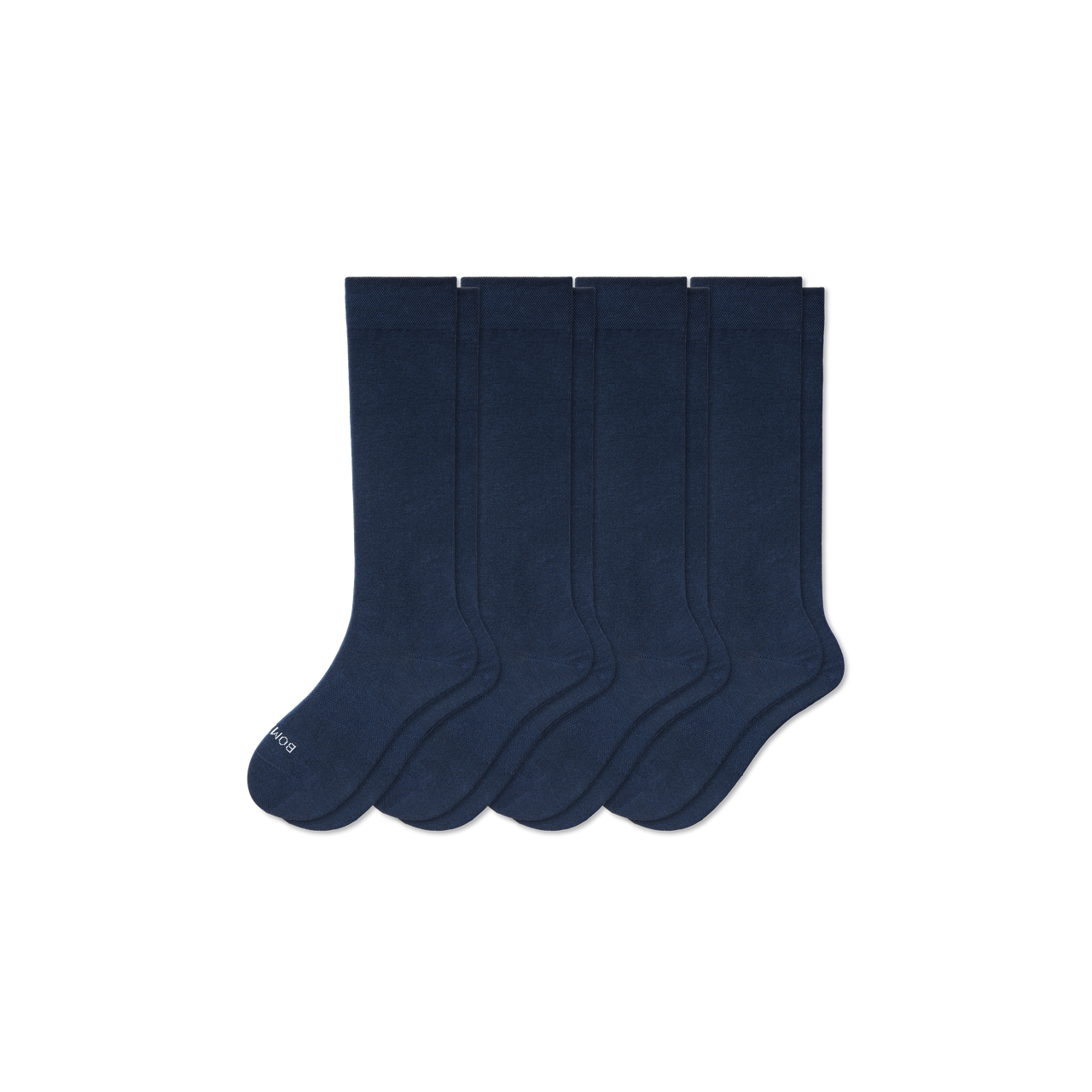 Youth Lightweight Knee High Sock 4-Pack - Navy