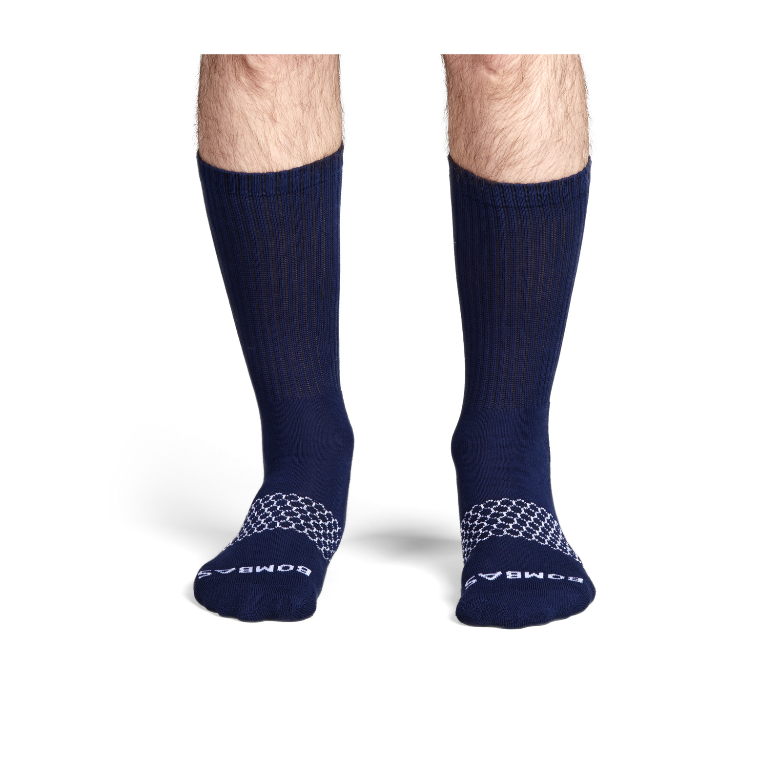 Men's Solids Calf Sock 4-Pack - navy - 16