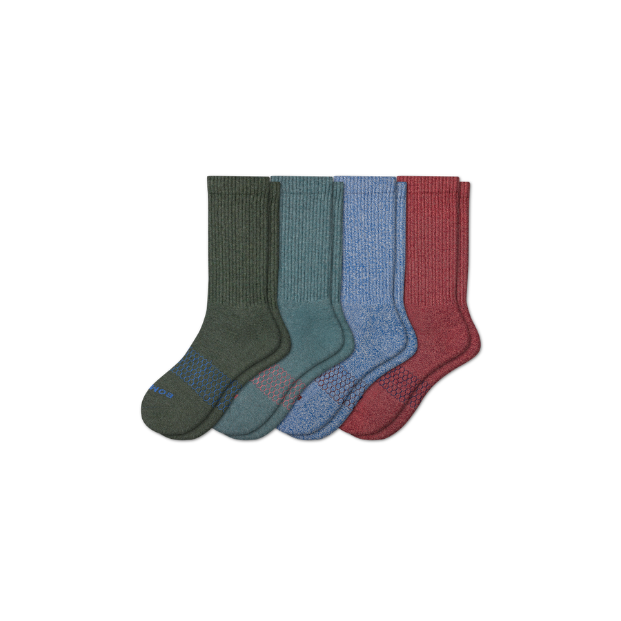 Men's Best Seller Calf Sock 4-Pack - Comfort Home Cushion