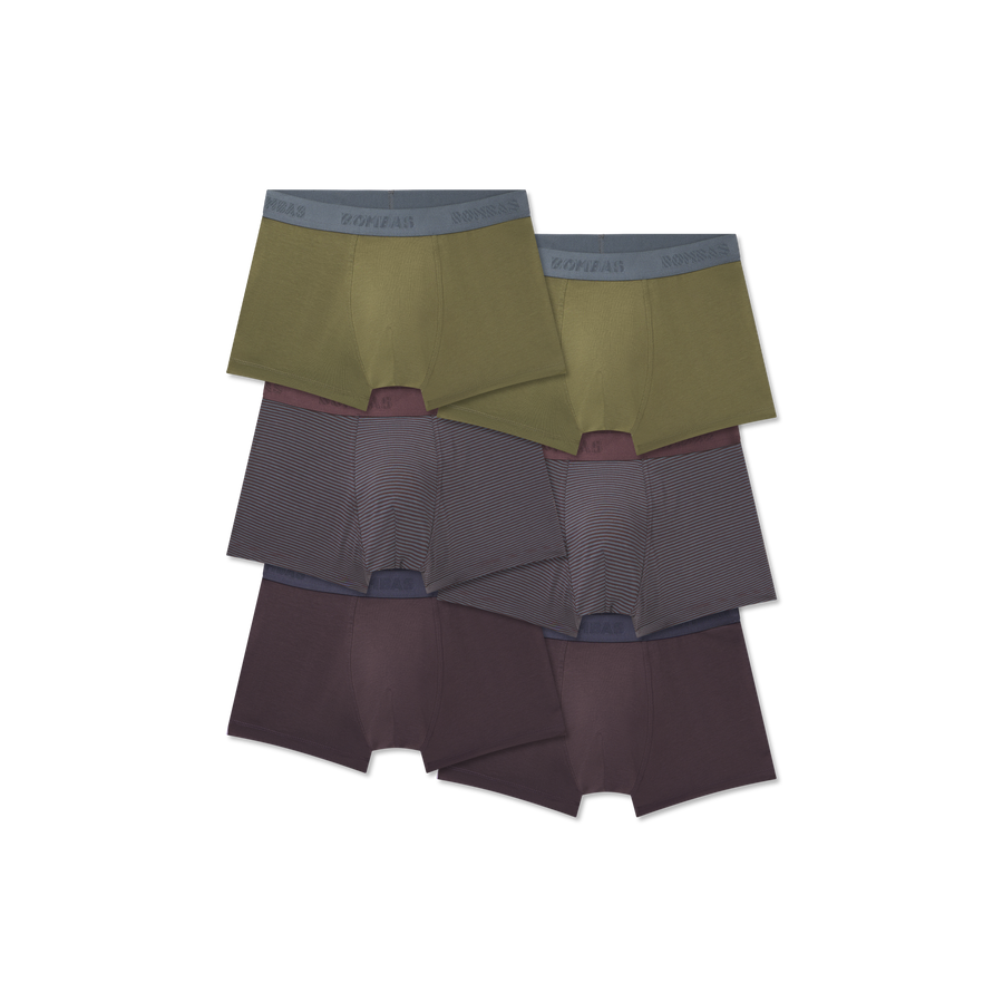 Men's Cotton Modal Blend Trunk 6-Pack - Smooth Core Fit