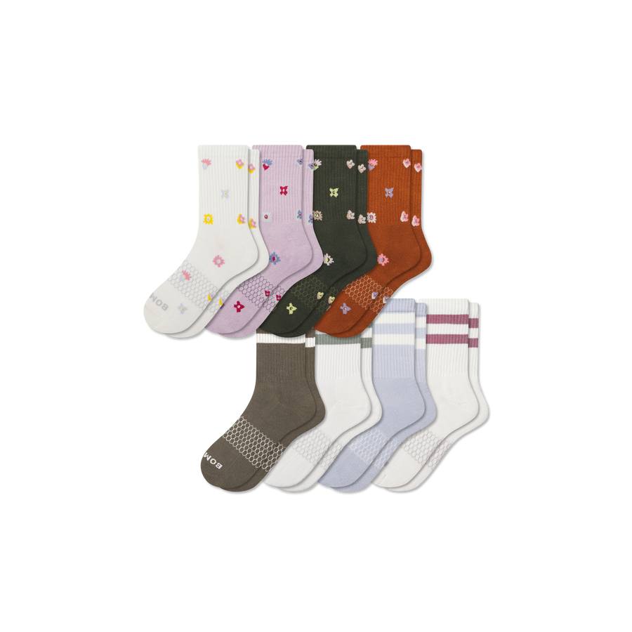 Women's Half Calf Sock 8-Pack - Steady Home Rotation