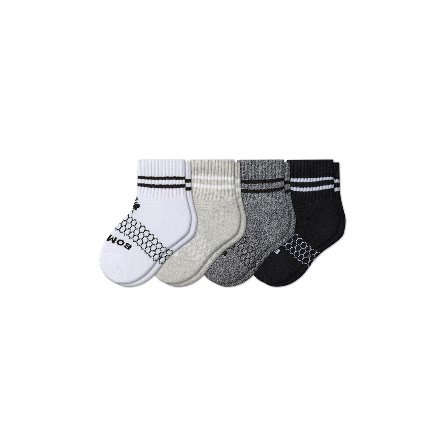 Toddler Originals Calf Sock 4-Pack - Breathable No Show Support
