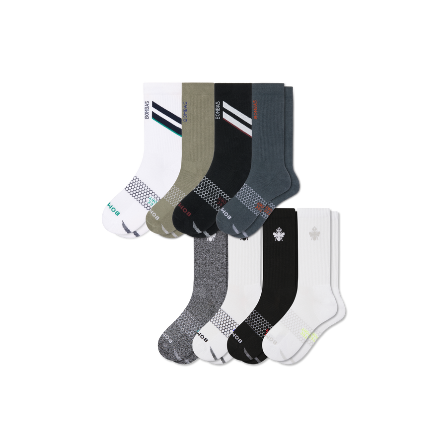Men's All Sport Calf Sock 8-Pack - Studio Lounge Cushion
