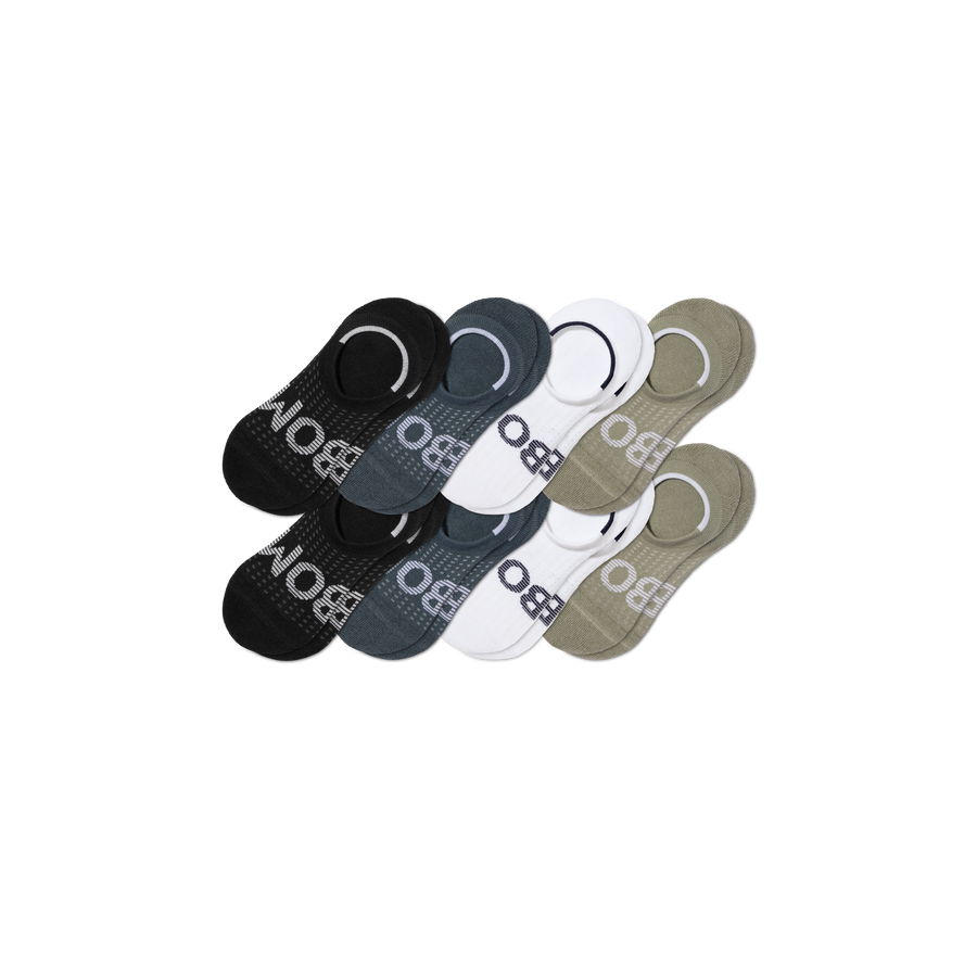 Men's All Sport Cushioned No Show Sock 12-Pack - Stay Put Fit