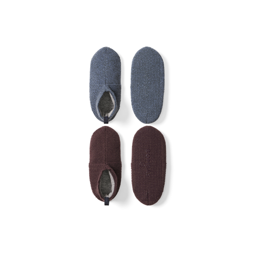 Men's Gripper Slipper 2-Pack - Pebble x All Spice L