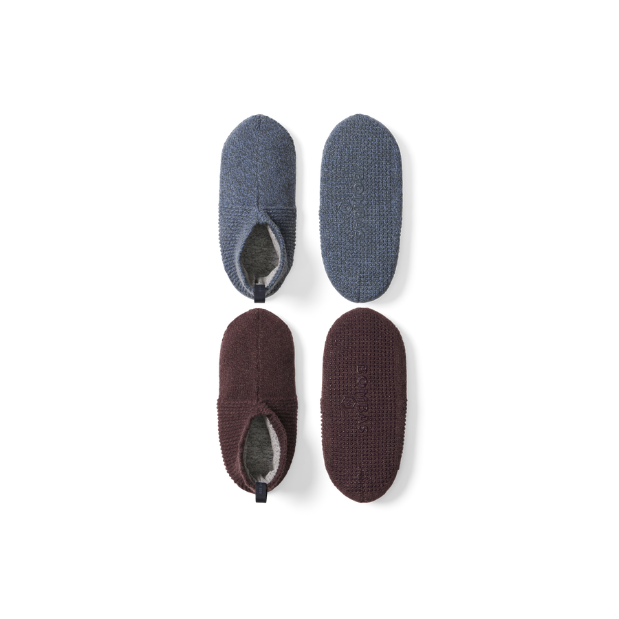 Men's Gripper Slipper 2-Pack - Relaxed Morning Landing