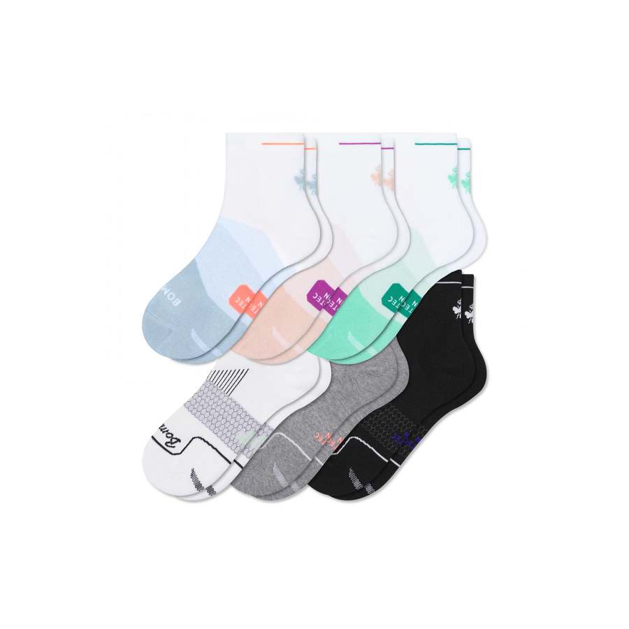 Women's Run Quarter Sock 6-Pack - Comfort Recovery Cushion