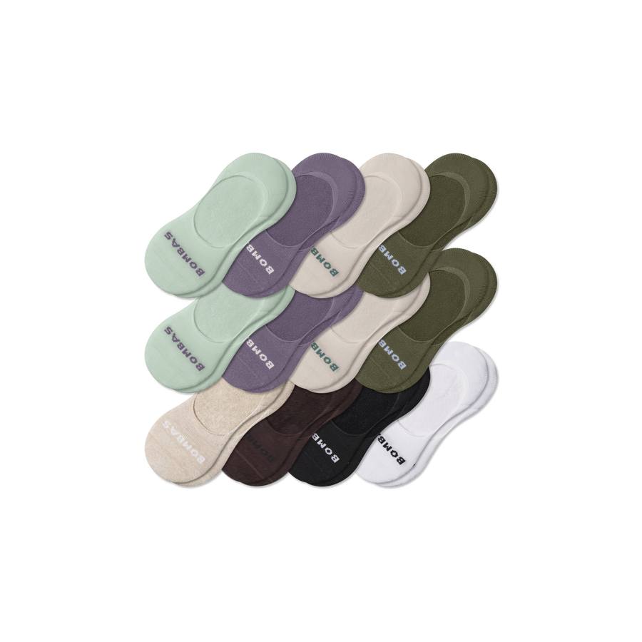 Women's Mid-Cut Cushioned No Show Sock 12-Pack - Active Low Cut Rotation