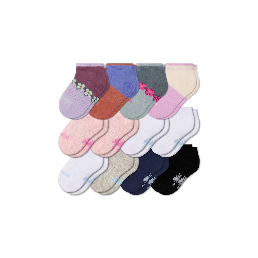 Toddler Lightweight Ankle Sock 12-Pack - School Ready
