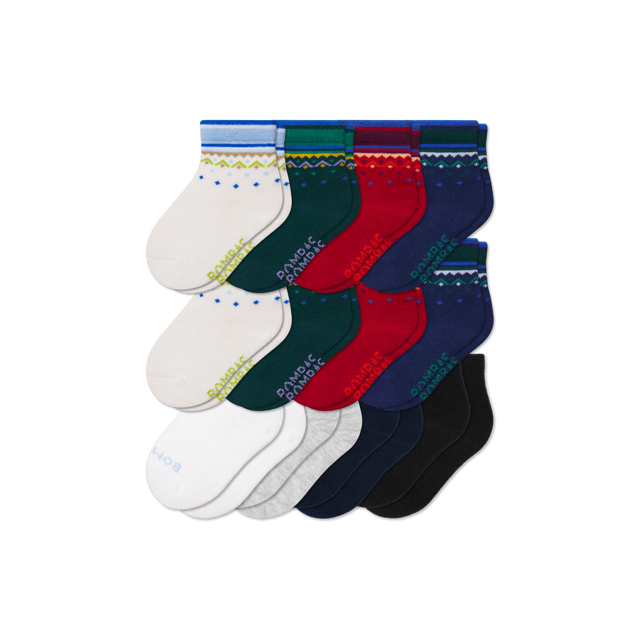 Toddler Lightweight Calf Sock 12-Pack - Trail Court Wear
