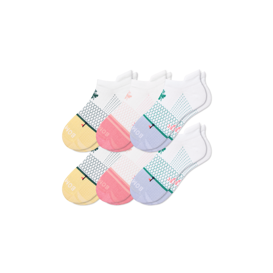 Women's Golf Ankle Sock 6-Pack - Outdoor Hike Support