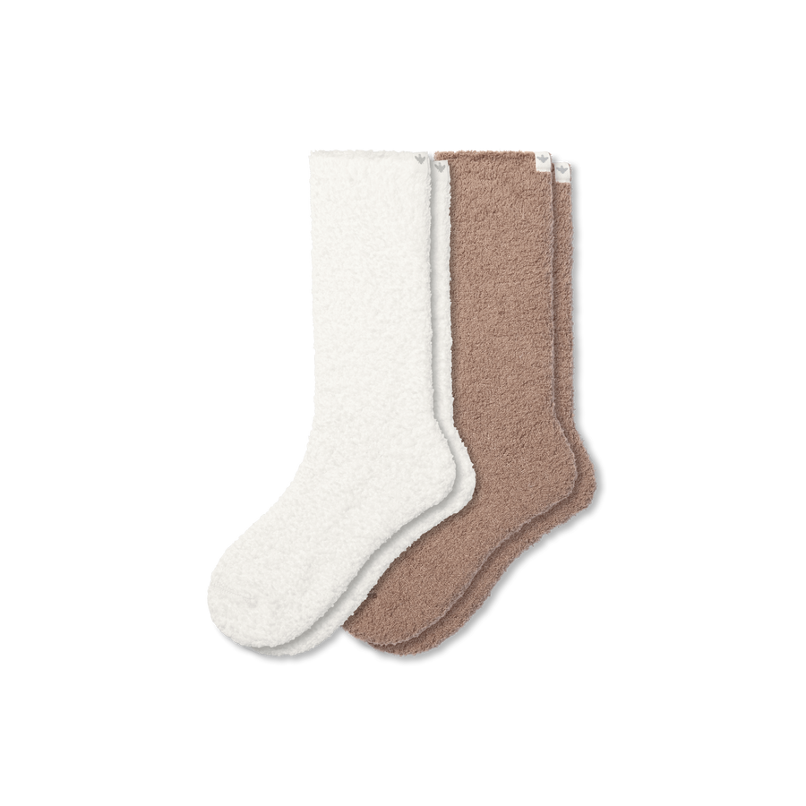 Women's Fuzzy Sock 2-Pack - Soft Hike Fit