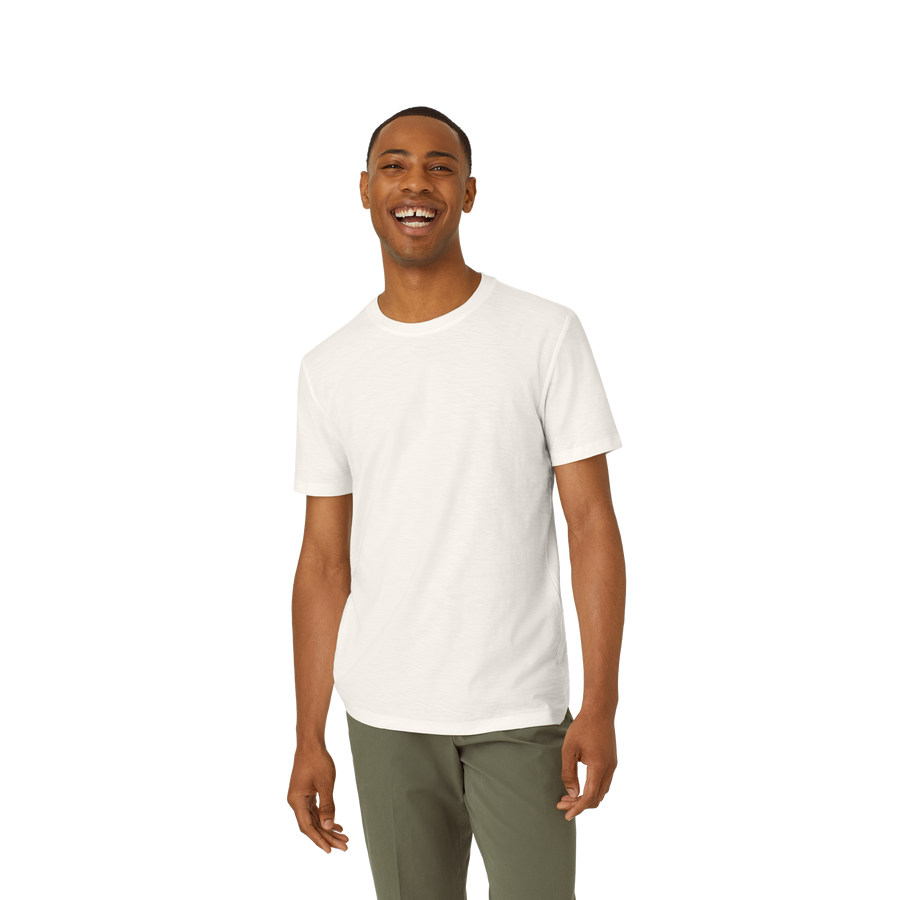 Men's Air Slub Crew Neck T-Shirt - Cotton Morning Comfort
