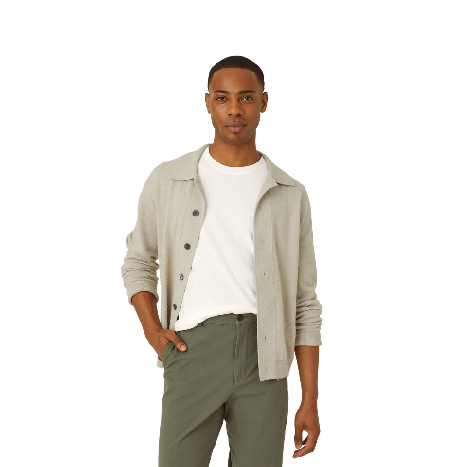 Air Slub Crew Neck T-Shirt Soft White MO4