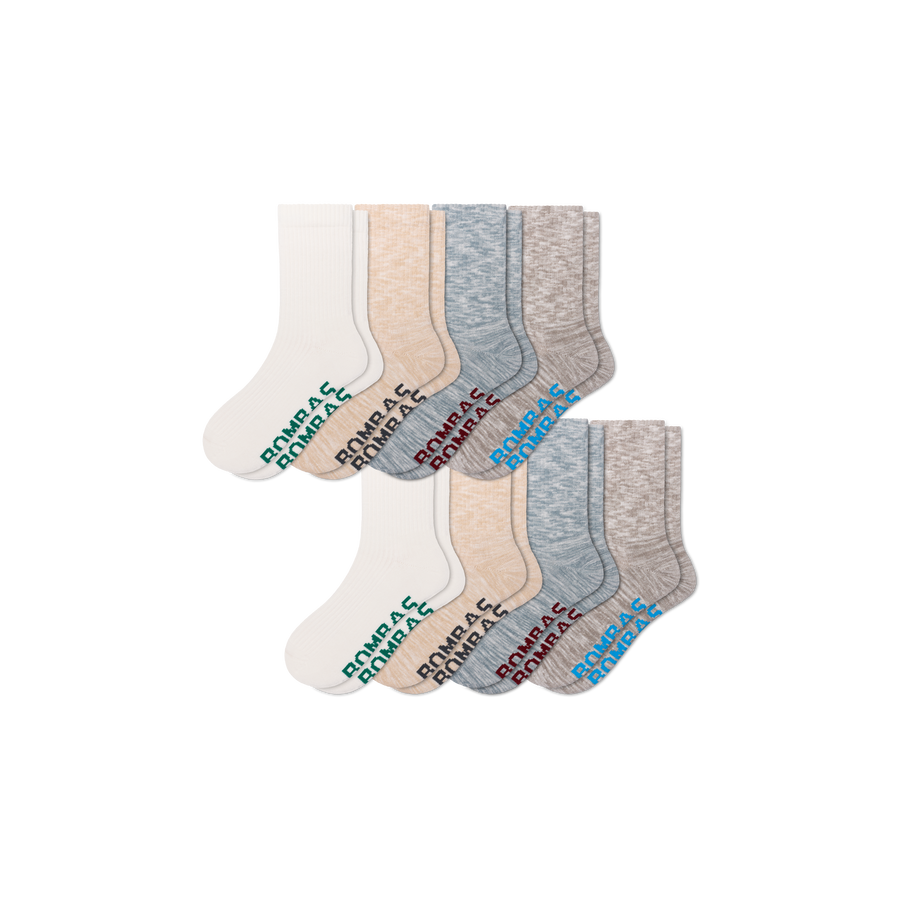 Women's Summer Ragg Half Calf Sock 8-Pack - Everyday Trail Wear