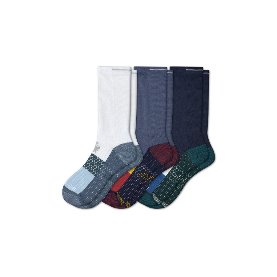 Men's Golf Calf Sock 3-Pack - Trail Travel Wear