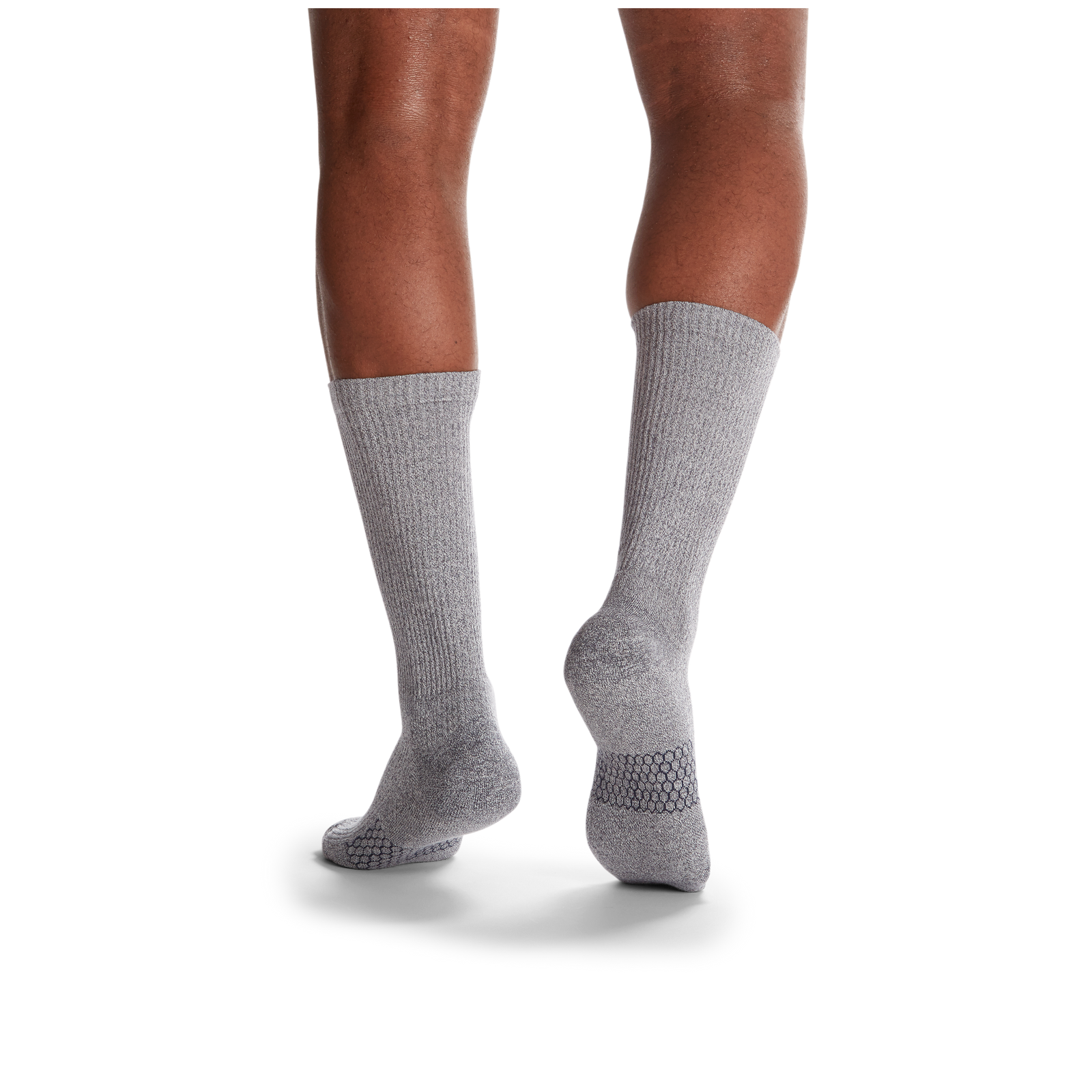 Modern Rib Calf Socks - Washed Black MO3 [6004]