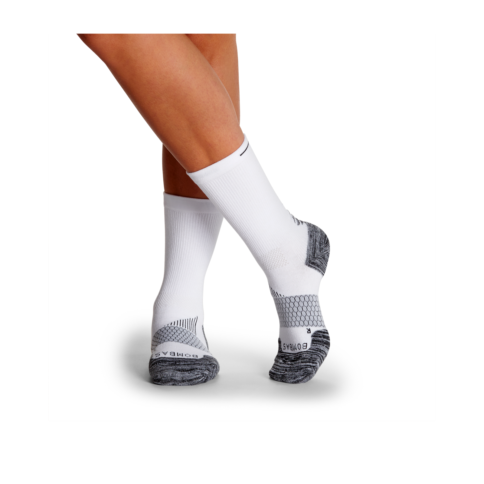 Women's Running Calf Sock 3-Pack - white-bee - 21