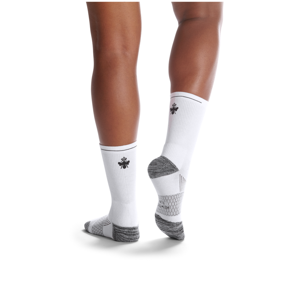 Women's Running Calf Sock 6-Pack - white-bee - 24