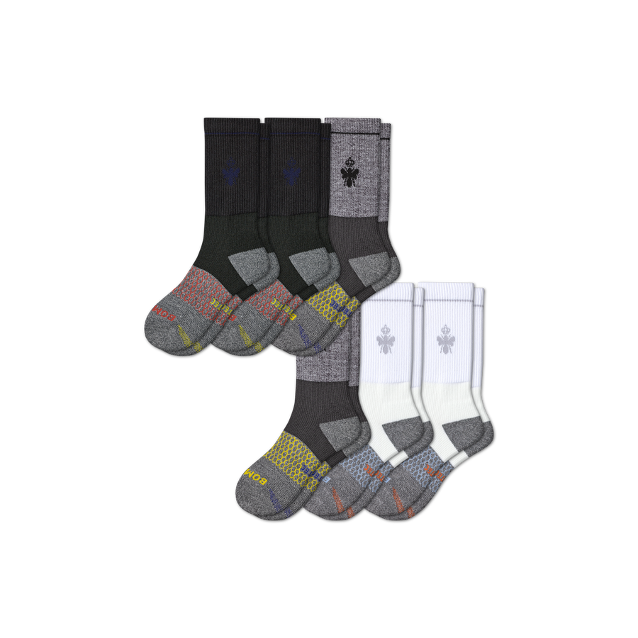 Men's Performance Targeted Compression Calf Sock 6-Pack - Motion Court Control