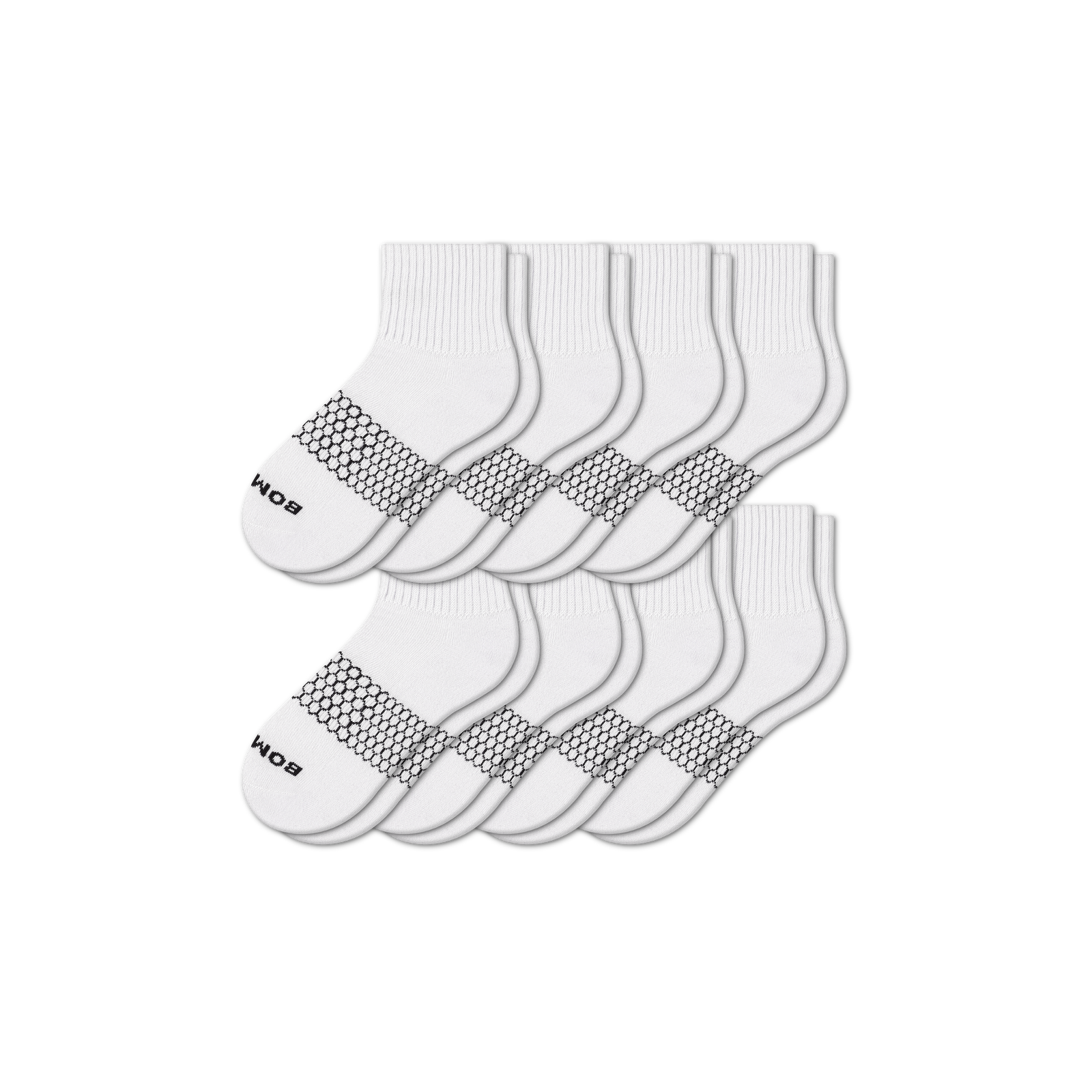 Men's Quarter Sock 8-Pack - white - 21