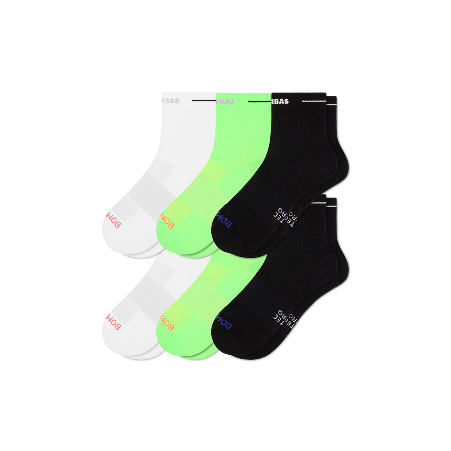 Men's RunPro Quarter Sock 6-Pack - Light Travel Step