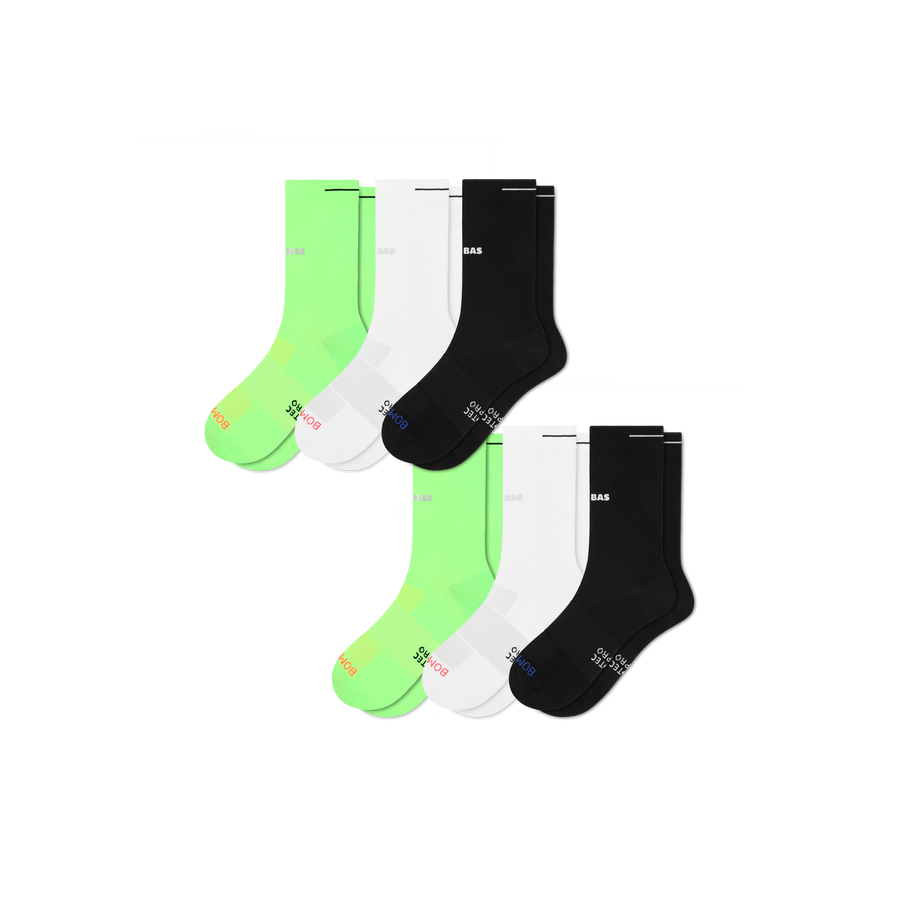 Men's RunPro Half Calf Sock 6-Pack - Cozy Ankle Wear
