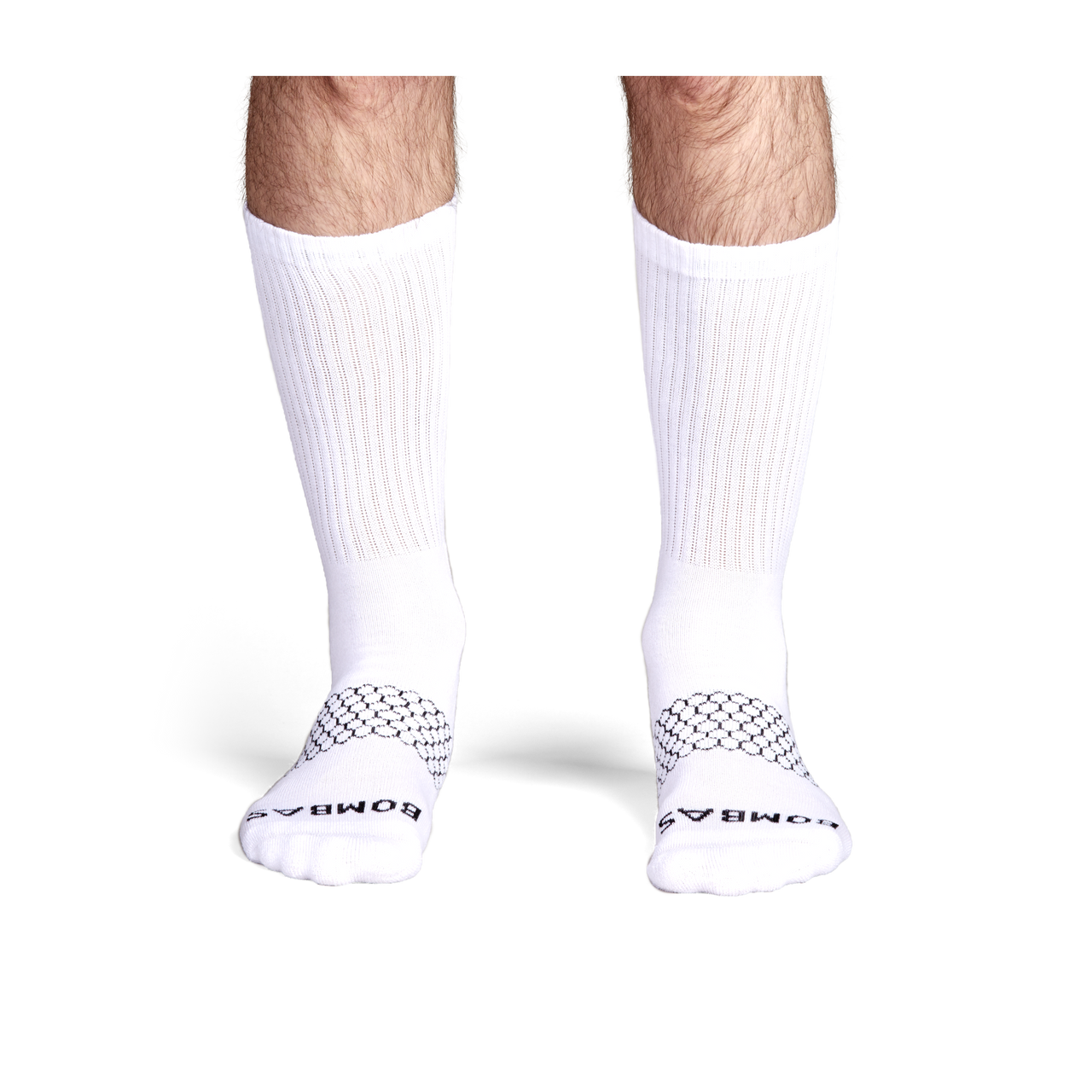 Men's Calf Sock 12-Pack - white - 10