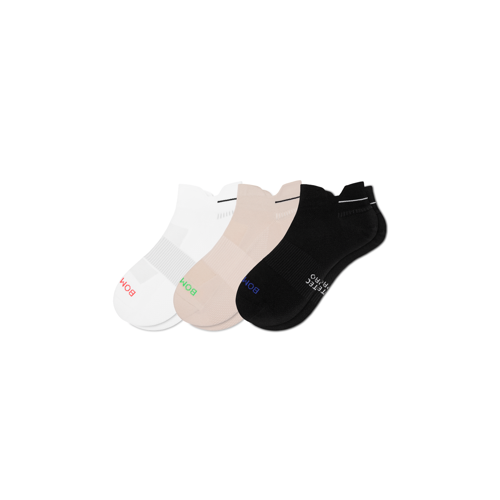 RunPro Ankle Sock 3-Pack - white pebble mix L